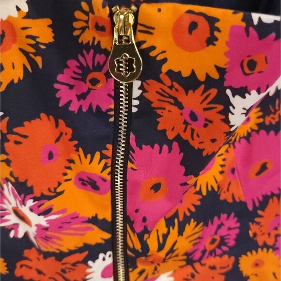 Draper James Floral Fit and Flare Summer Mini Dress - Picture 9 of 16